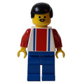 fig-006917 – Soccer Player White Torso with Blue/Red Stripes, Blue Legs #4