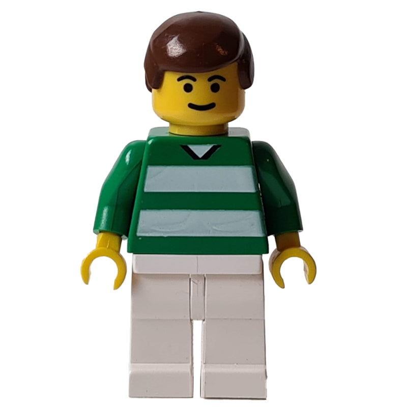 fig-006919 – Soccer Player Green Torso, White Legs #11