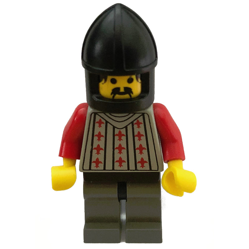 fig-007114 – Knight (Fright Knights) - Dark Gray Legs, Black Chin-Guard