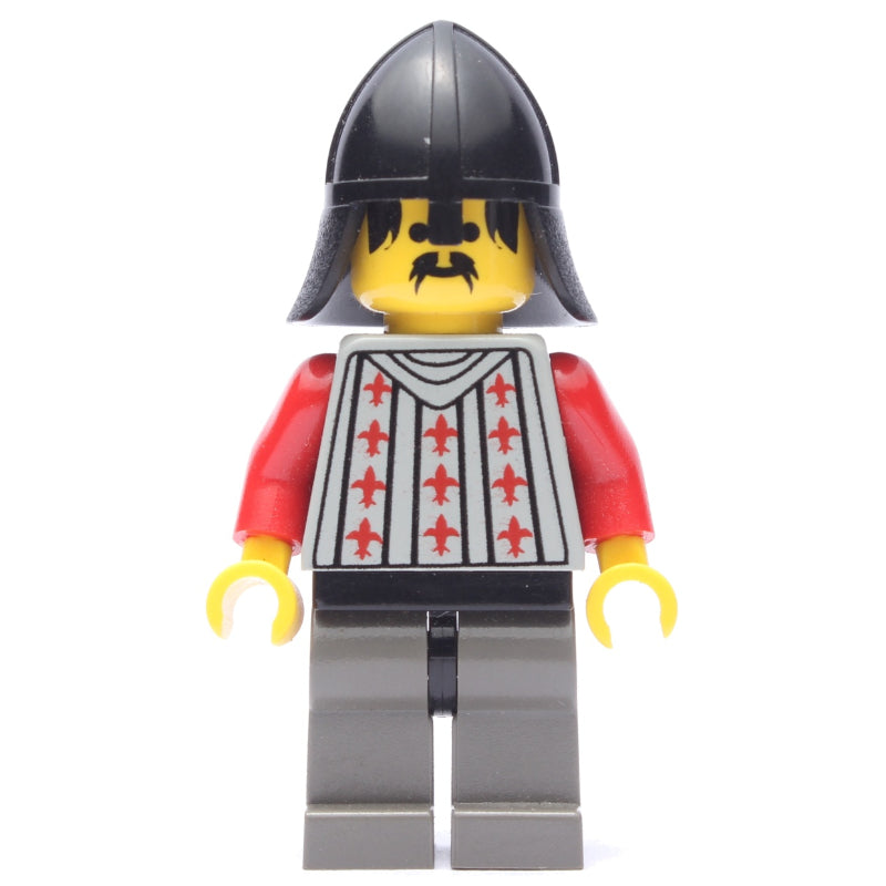 fig-007115 – Knight (Fright Knights) - Dark Gray Legs, Black Neck-Protector