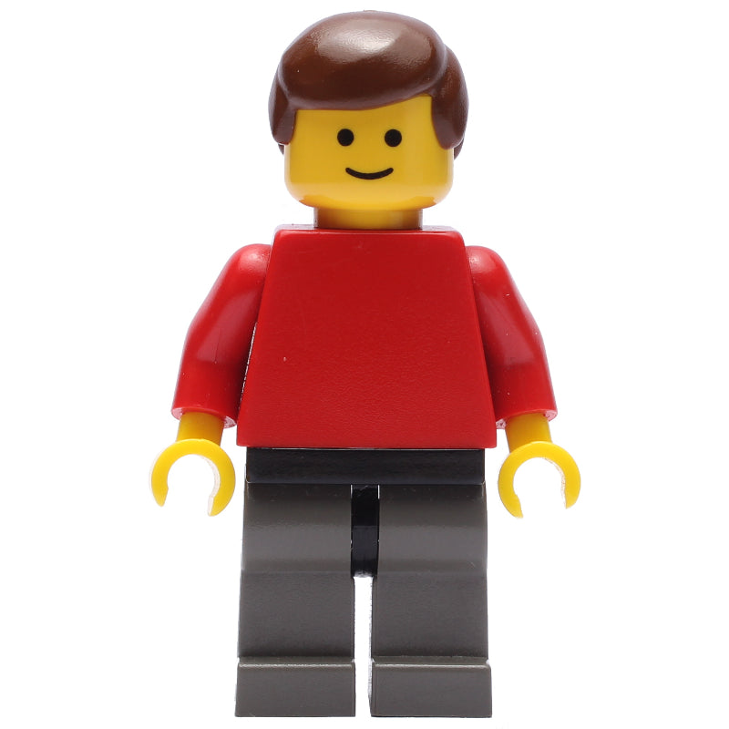 fig-007133 – Man - Red Torso, Dark Grey Legs