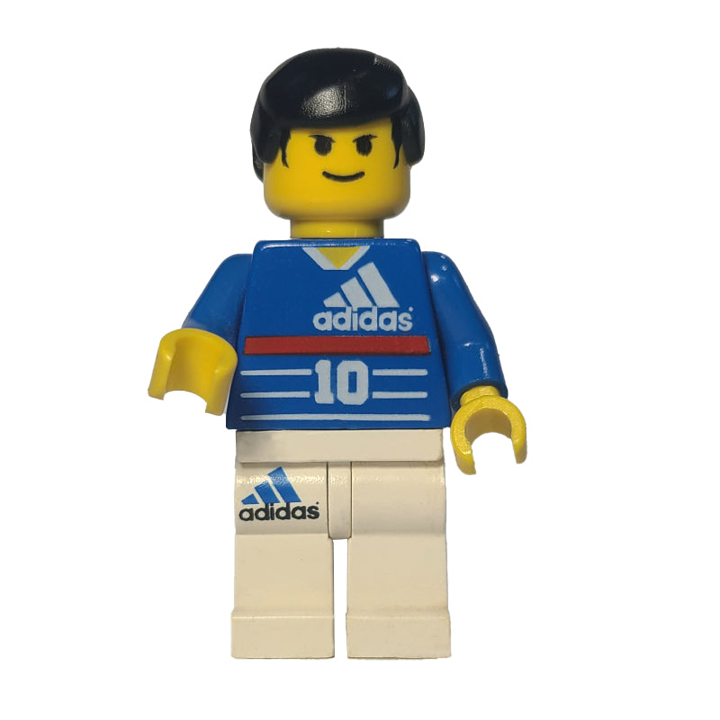 fig-007146 – Soccer Player Blue Torso, White Legs #10 - Zidane