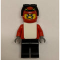 fig-007148 – Snowboarder, Red, Black Legs, White Vest