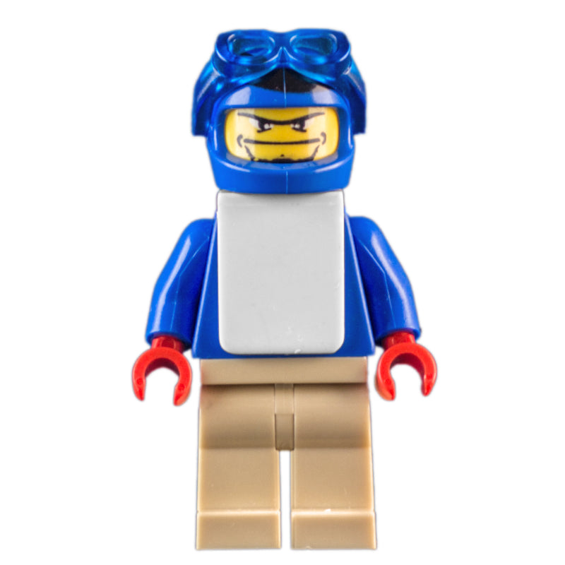 fig-007151 – Snowboarder, Blue, Blue Helmet
