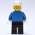 fig-007158 – Man - Blue Torso, Black Legs, White Cap