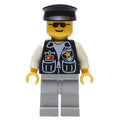 fig-007163 – Police - Black vest, Light Gray Legs, Black Hat
