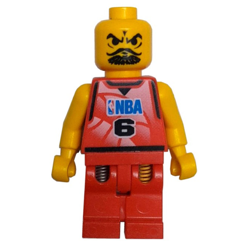fig-007203 – Basketball Player, Red  Torso, Red Legs #6