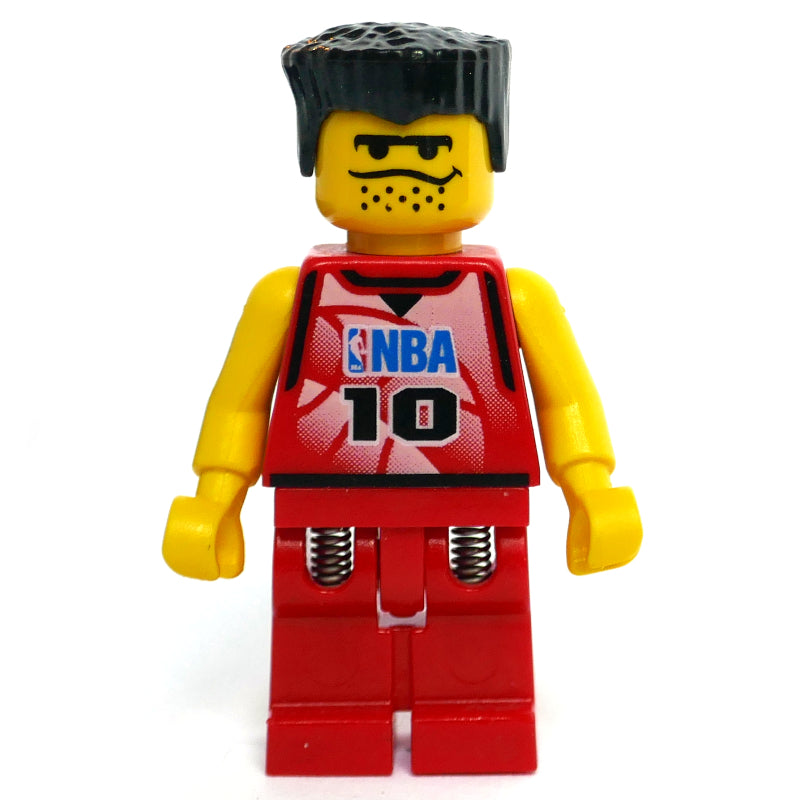 fig-007205 – Basketball Player, Red  Torso, Red Legs #10