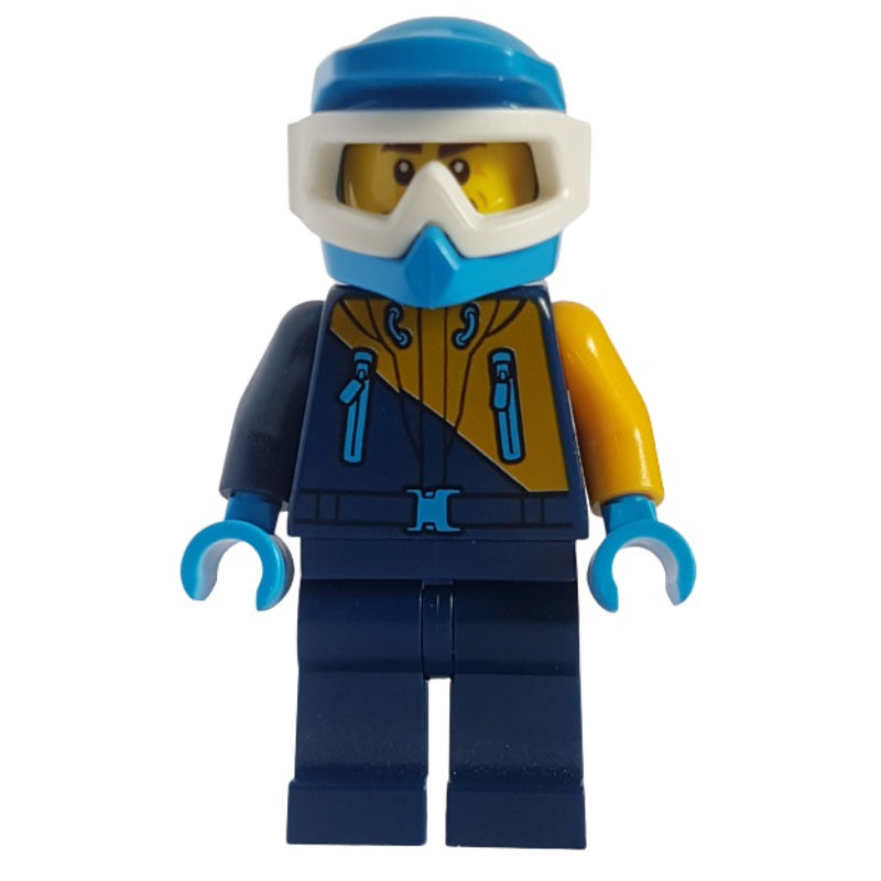 fig-007219 – Arctic Explorer, Dirt Bike Helmet, Snow Goggles