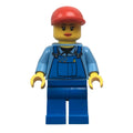 fig-007240 – Woman, Blue Overalls, Red Cap