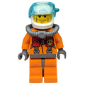 fig-007253 – Coast Guard Diver, Orange, White Helmet, Airtank, Mask