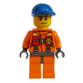 fig-007257 – Coast Guard, Orange Jumpsuit, Blue Cap, Stubble