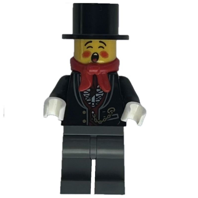 fig-007337 – Caroler, Man, Ruffled Shirt and Gold Chain
