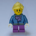 fig-007342 – Girl, Medium Blue Jacket with Medium Lavender Scarf, Short Medium Lavender Legs, Bright Light Yellow Hair