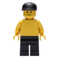 fig-007354 – Yellow Torso, Black Legs, Black Cap