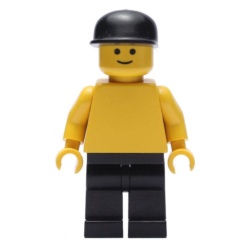 fig-007354 – Yellow Torso, Black Legs, Black Cap