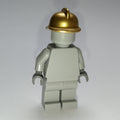 fig-007358 – Statue, Light Bluish Gray, Fire Helmet