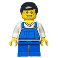 fig-007378 – Boy, Blue Overalls, Short Blue Legs