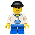 fig-007398 – Boy, White and Blue Hoodie, Short Blue Legs, Black Hat