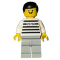 fig-007426 – Jailbreak Joe, Prison Shirt with #23768, Light Gray Legs