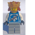 fig-007447 – Warrior King, Fleur de Lis on Vest, Crown, Beard