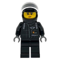 fig-007493 – Race Driver, Black Torso, Black Legs, Black Helmet