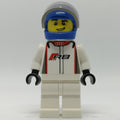 fig-007503 – Race Driver, White Torso, White Legs, Blue Helmet, Audi