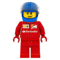 fig-007509 – Race Driver, Red Torso, Red Legs, Blue Helmet, Ferrari 1