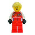 fig-007515 – Race Driver, Red Torso, Red Legs, Black Helmet, Ferrari, Bright Light Hair
