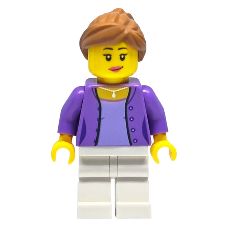 fig-007525 – Medium Lavender Torso, White Legs, Medium Nougat Hair