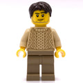 fig-007526 – Tan Torso Sweater, Dark Tan Legs