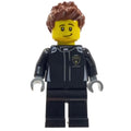 fig-007533 – Race Driver, Black Torso, Black Legs, Black Helmet, Lamborghini, Male