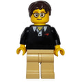 fig-007535 – Race Driver, Black Torso, Tan Legs, McLaren