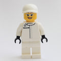 fig-007536 – Pit Crew, White Torso, White Legs, White Cap, Female