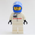 fig-007538 – Race Driver, White Torso, White Legs, Blue Helmet, McLaren
