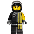 fig-007540 – Race Driver, Black Torso, Black Legs, Black Helmet, Mercedes