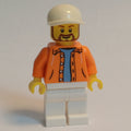 fig-007542 – Orange Torso, White Legs, White Cap