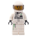 fig-007547 – Race Driver, White Torso, White Legs, White Helmet, Mercedes