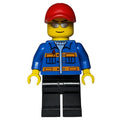 fig-007549 – Blue Torso, Black Legs, Red Cap, Sunglasses