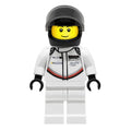 fig-007554 – Race Driver, White Torso, White Legs, Black Helmet, Porsche
