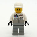 fig-007559 – Mechanic, White Torso, Light Bluish Grey Legs, White Cap