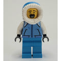fig-007576 – Man, Medium Blue Jacket, Dark Azure Legs, Hood, Moustache