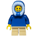 fig-007581 – Boy, Plain Blue Torso, Short Tan Legs, Hood