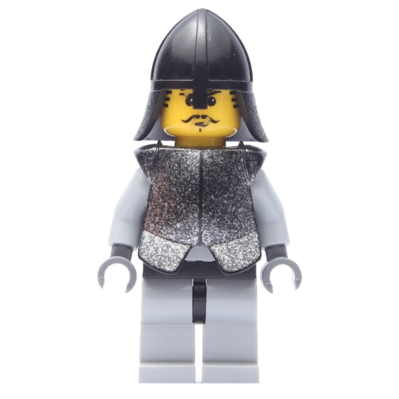 fig-007631 – Knight (Knights Kingdom I) - Light Bluish Gray Legs, Armor, Black Moustache