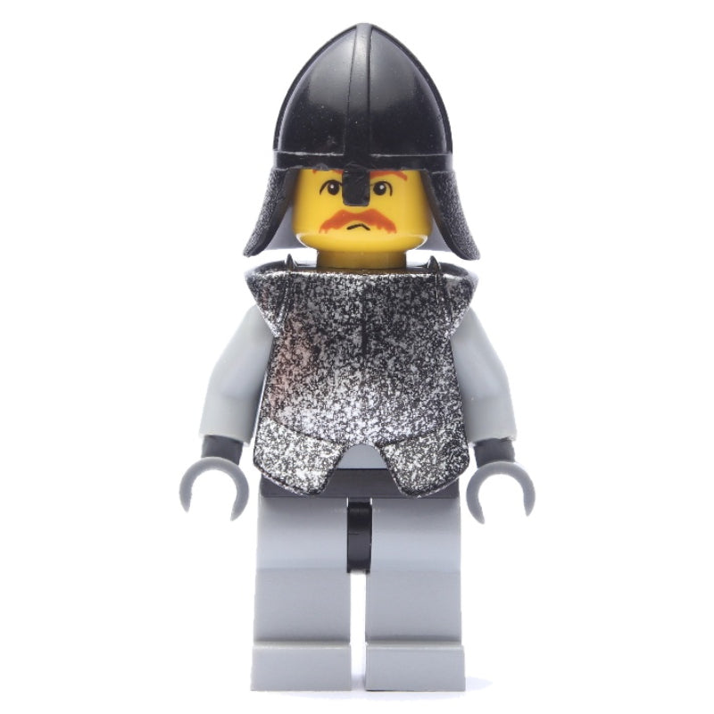 fig-007632 – Knight (Knights Kingdom I) - Light Bluish Gray Legs, Armor, Brown Moustache
