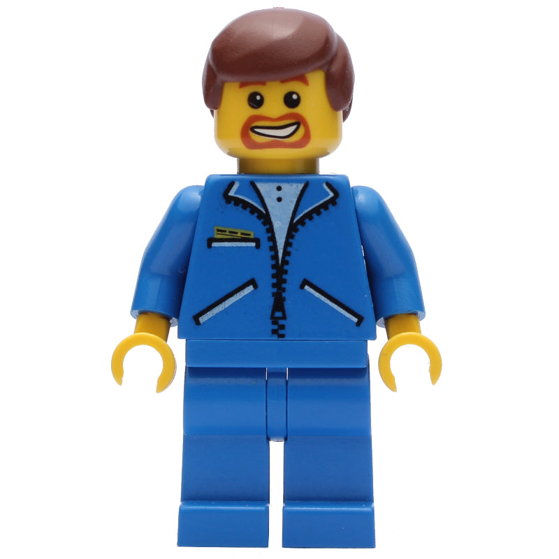 fig-007637 – Blue Vest, Blue Legs, Reddish Brown Hair, Beard