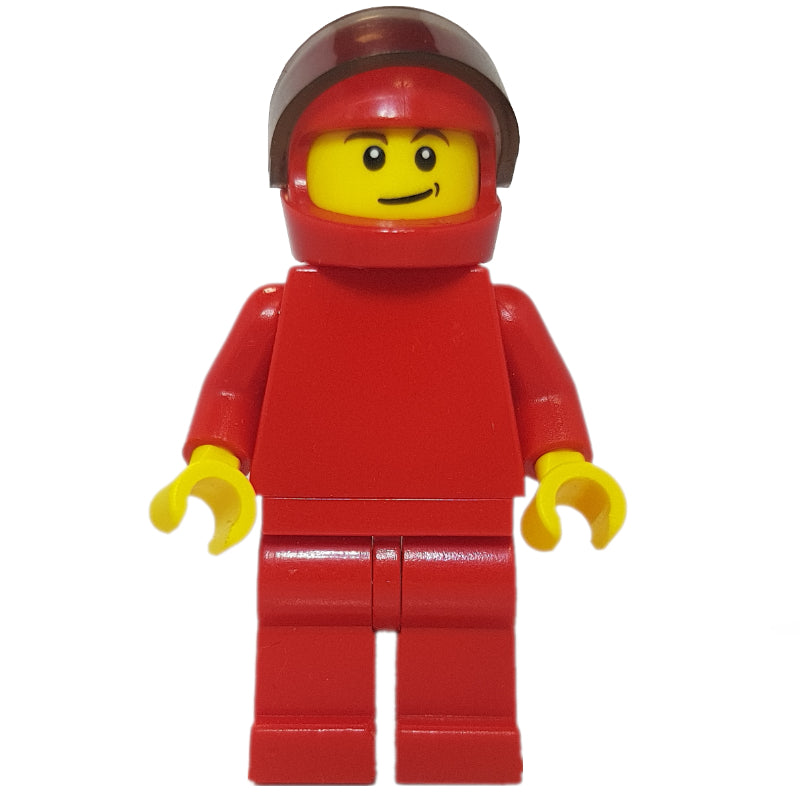 fig-007647 – Pit Crew, Red Torso, Red Legs, Red Helmet, Ferrari