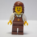 fig-007651 – Barista, White Torso, Reddish Brown Apron
