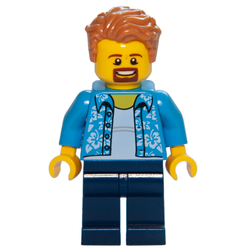fig-007660 – Dark Azure Torso, Dark Blue Legs, Medium Nougat Hair
