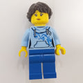 fig-007664 – Bright Light Blue Torso, Blue Legs, Dark Brown Hair
